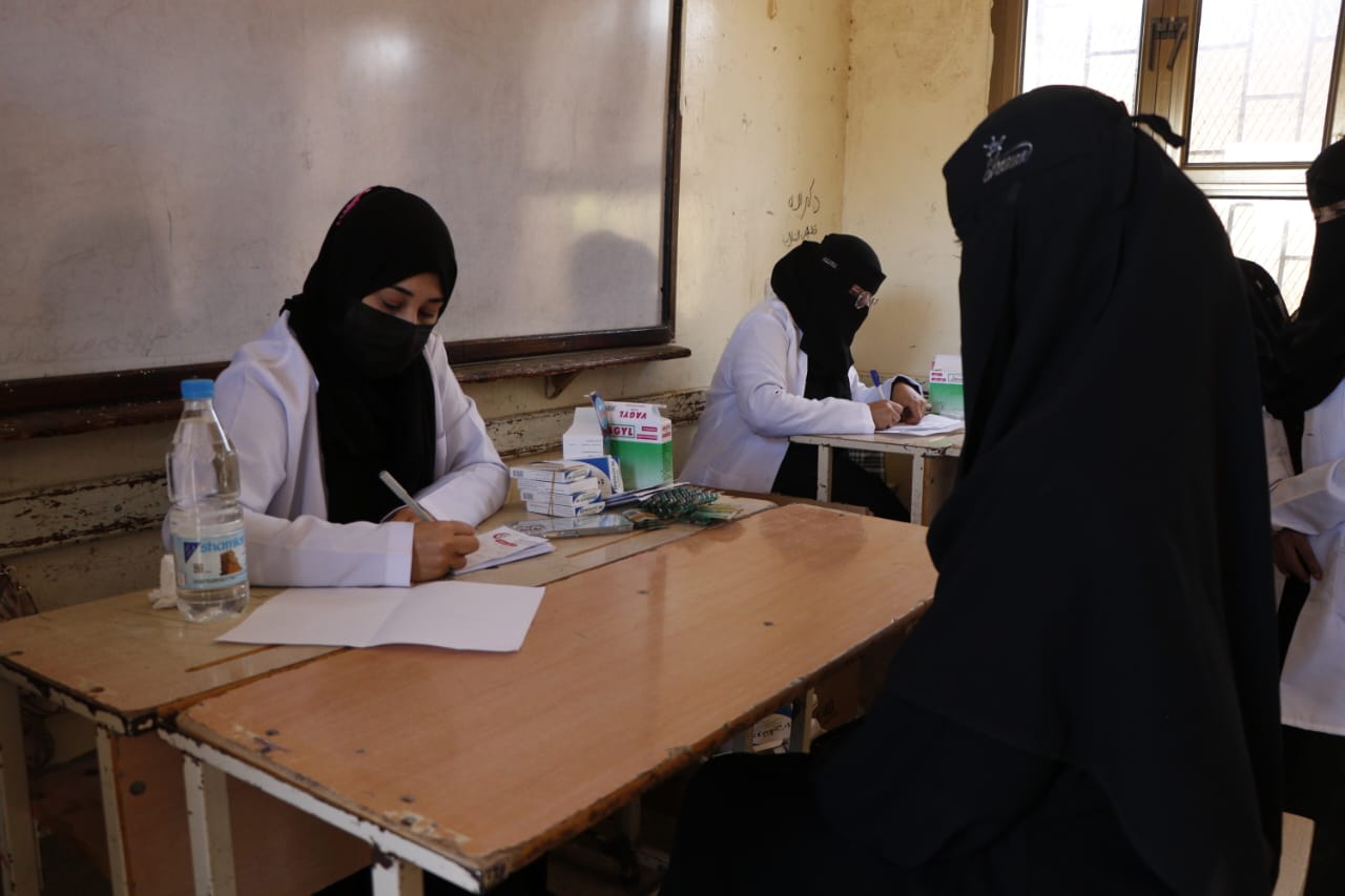 A medical camp in Ibb Governorate - Jableh - Al-Rabadi isolation